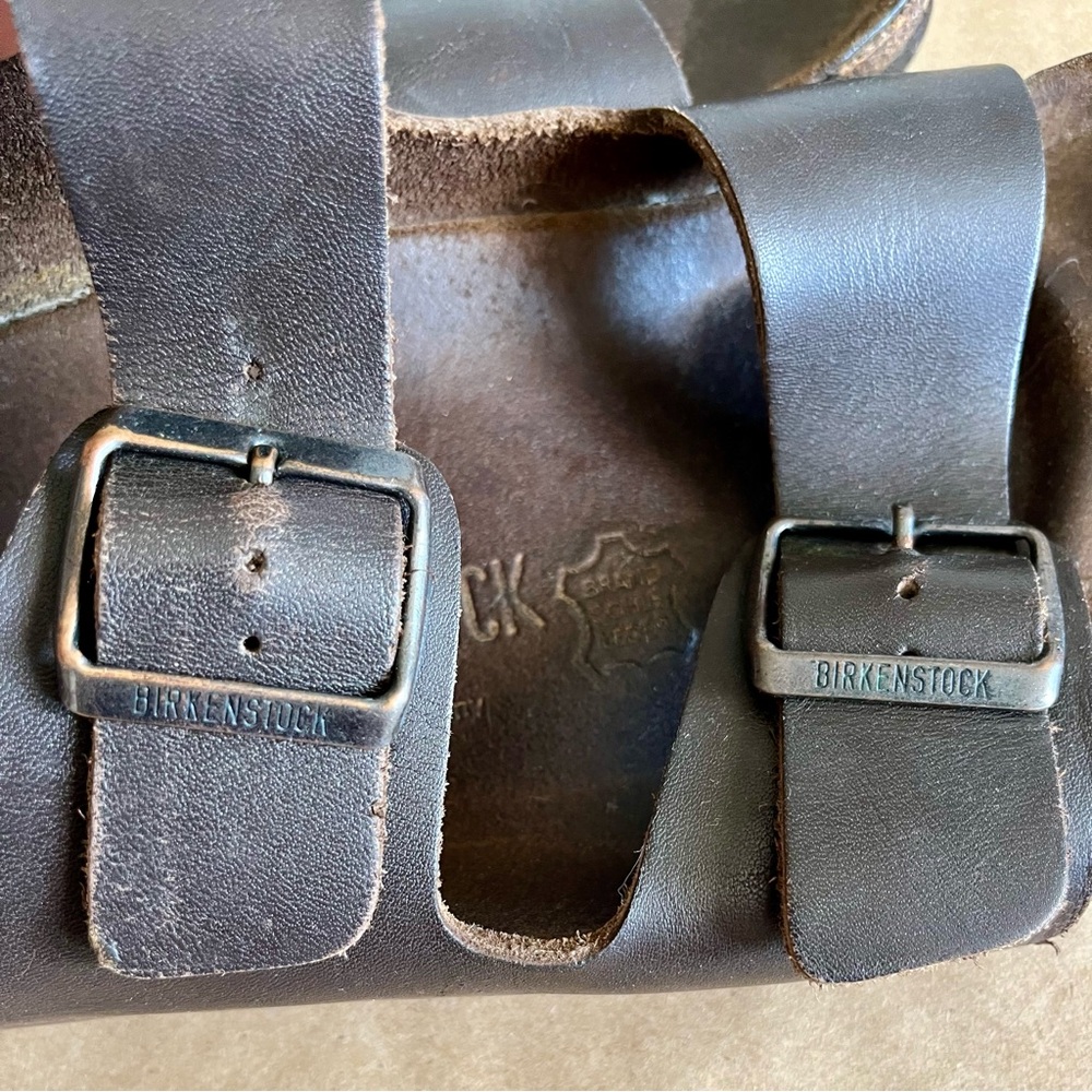 Birkenstock Brown Leather Sandal - Milano - Picture 4 of 6